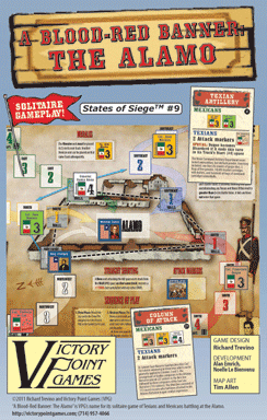 A Blood-Red Banner: The Alamo (2011) Board Game
