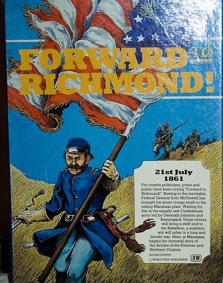 Forward to Richmond! (1980) Board Game