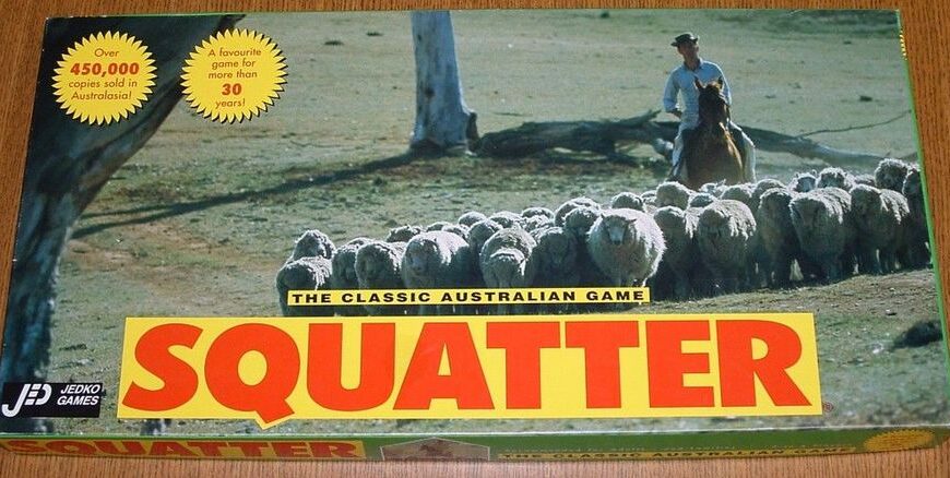 Squatter (1962) Board Game