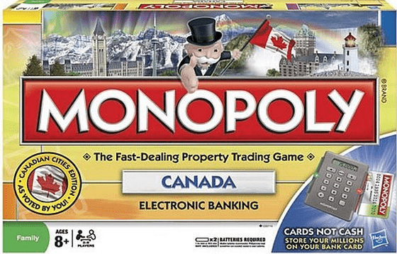 Monopoly: Canada (Electronic Banking) (2009) Board Game