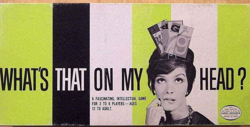 What’s That on My Head? (1963) Board Game