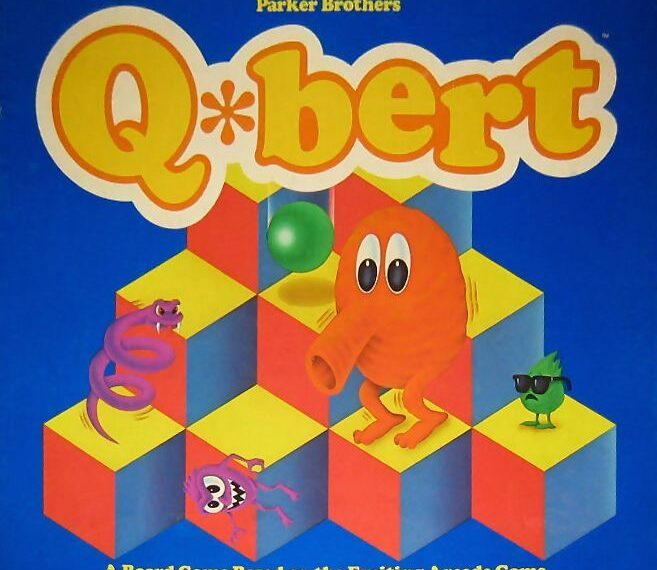 Q*bert (1983) Board Game